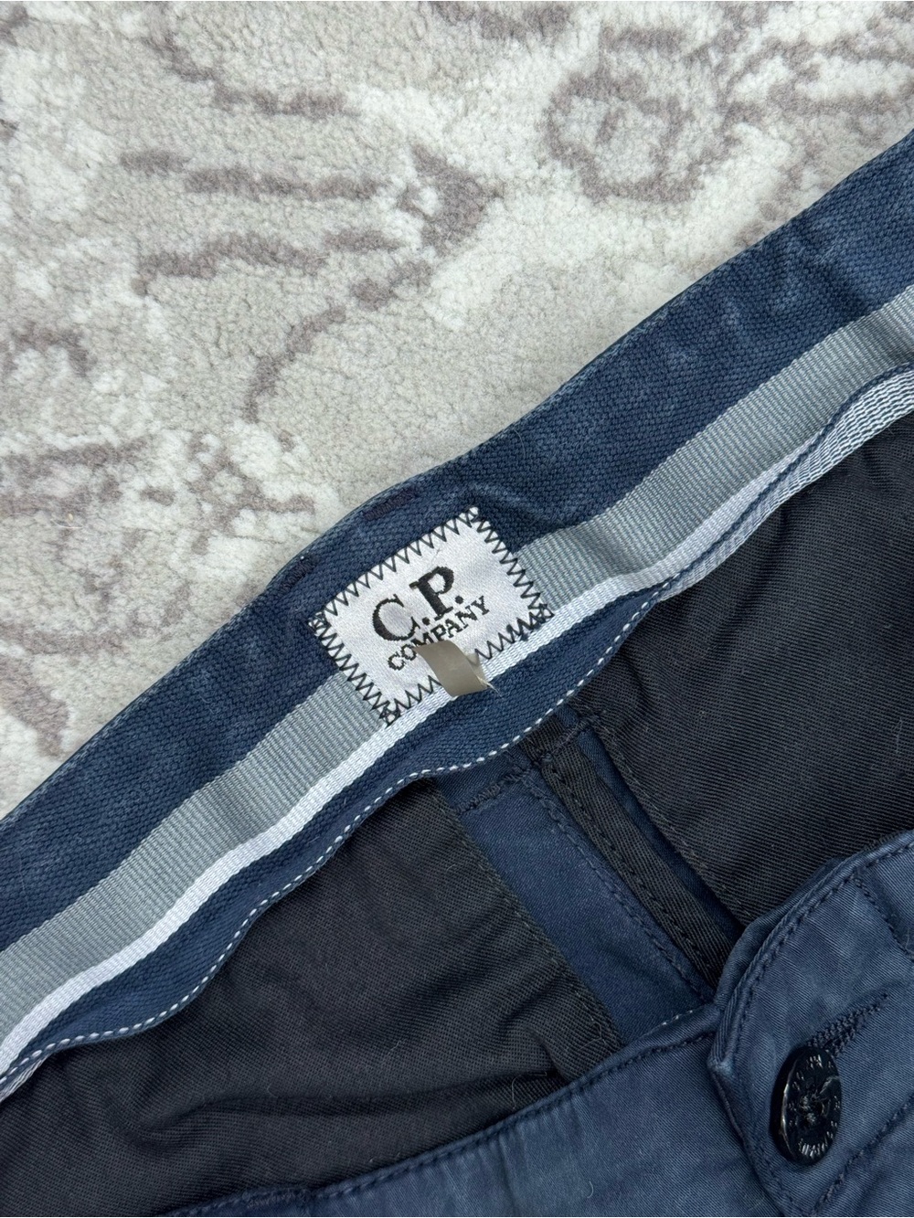 C.P. Company Navy Ergonomic Fit Utility Chinos with Jogger Cuff - Size 46 - Picture 3 of 9